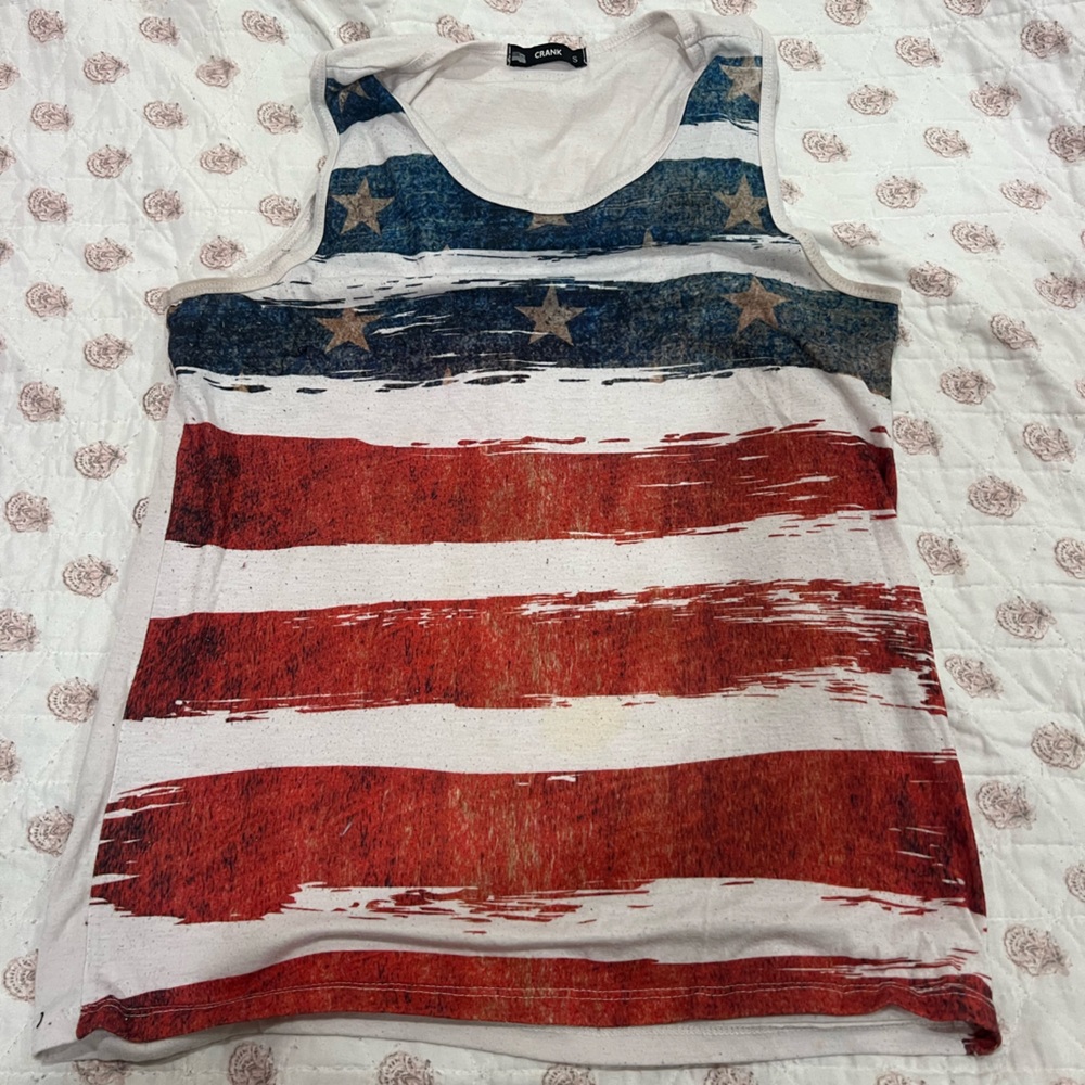 American Flag Tank Top